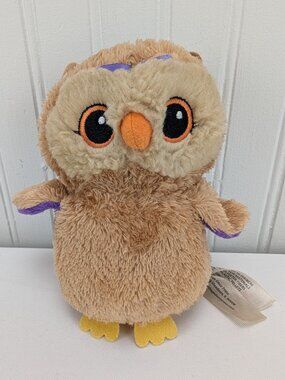 Cottage Door Press Hoot Owl Plush 6" Stuffed Animal Brown Purple Reading Buddy